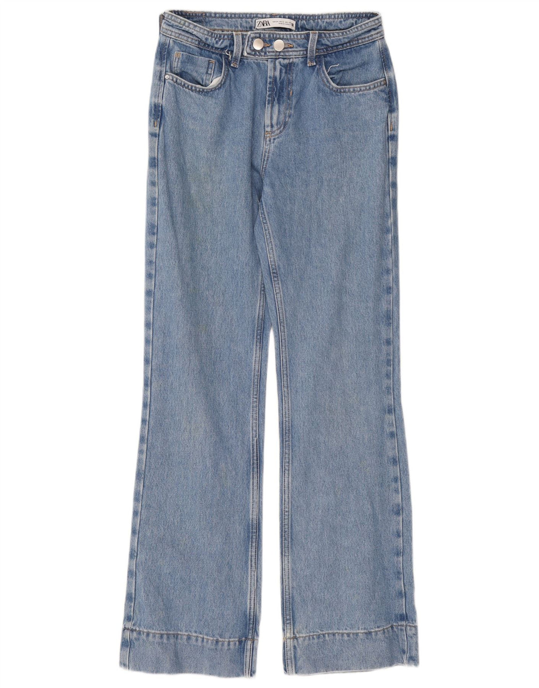 Jeans Bootcut da donna Zara EU 34 2XS W24 L31 Blu