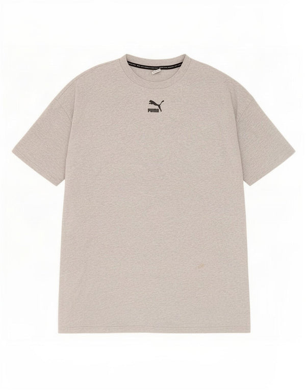 T-shirt Puma da uomo vestibilità ampia, piccola, grigia screziata