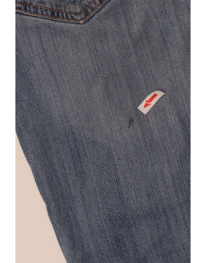 Jeans dritti elasticizzati Texas Wrangler da uomo W36 L30 cotone blu