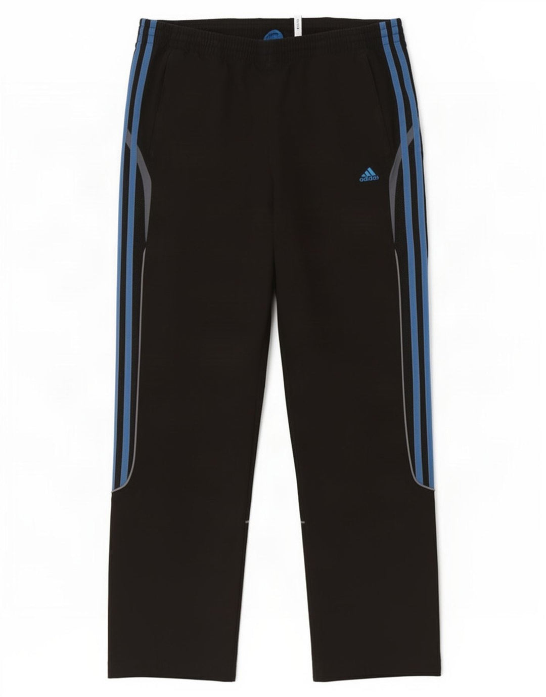Pantaloni da tuta Adidas Climalite da uomo, pantaloni da jogging, grandi, in poliestere nero