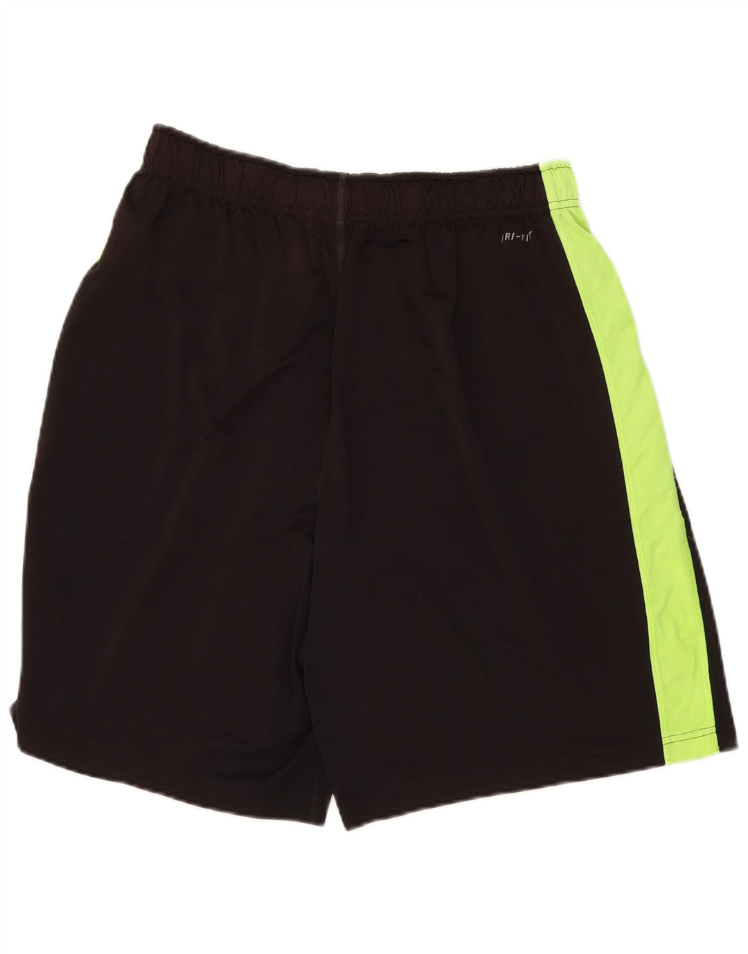 Pantaloncini sportivi Nike Dri Fit da uomo, grandi, in poliestere color block nero