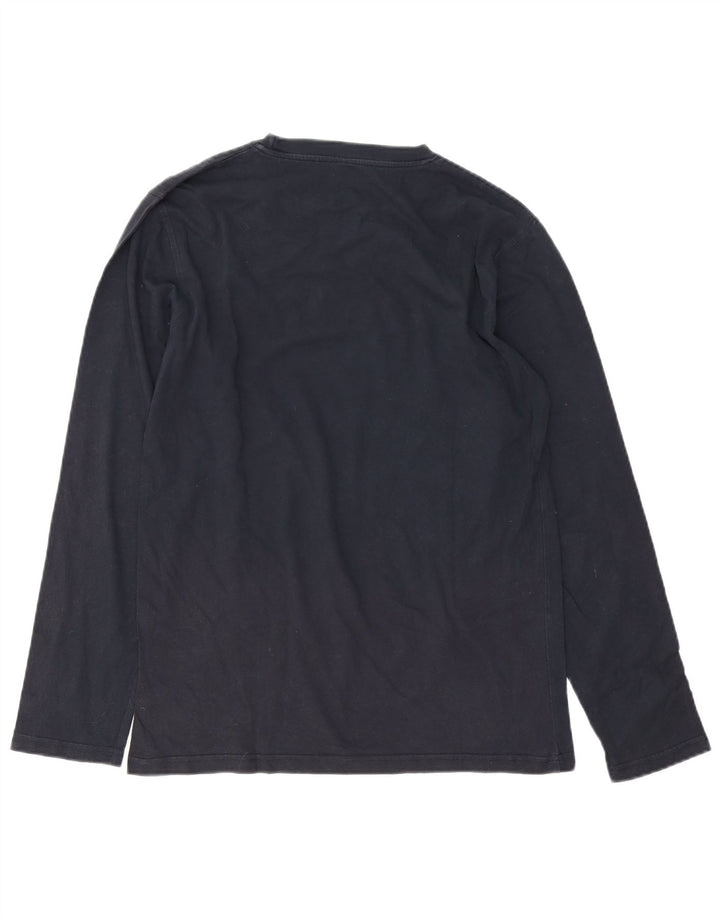 PEPE Jeans Top grafico da uomo vestibilità regolare manica lunga blu navy medio