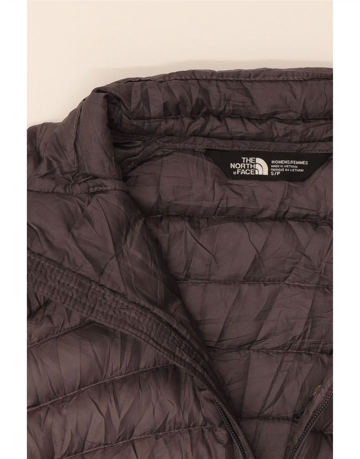 THE NORTH FACE Womens Padded Jacket UK 10 Small Grey Polyester Vintage The North Face and Second-Hand The North Face from Messina Hembry 