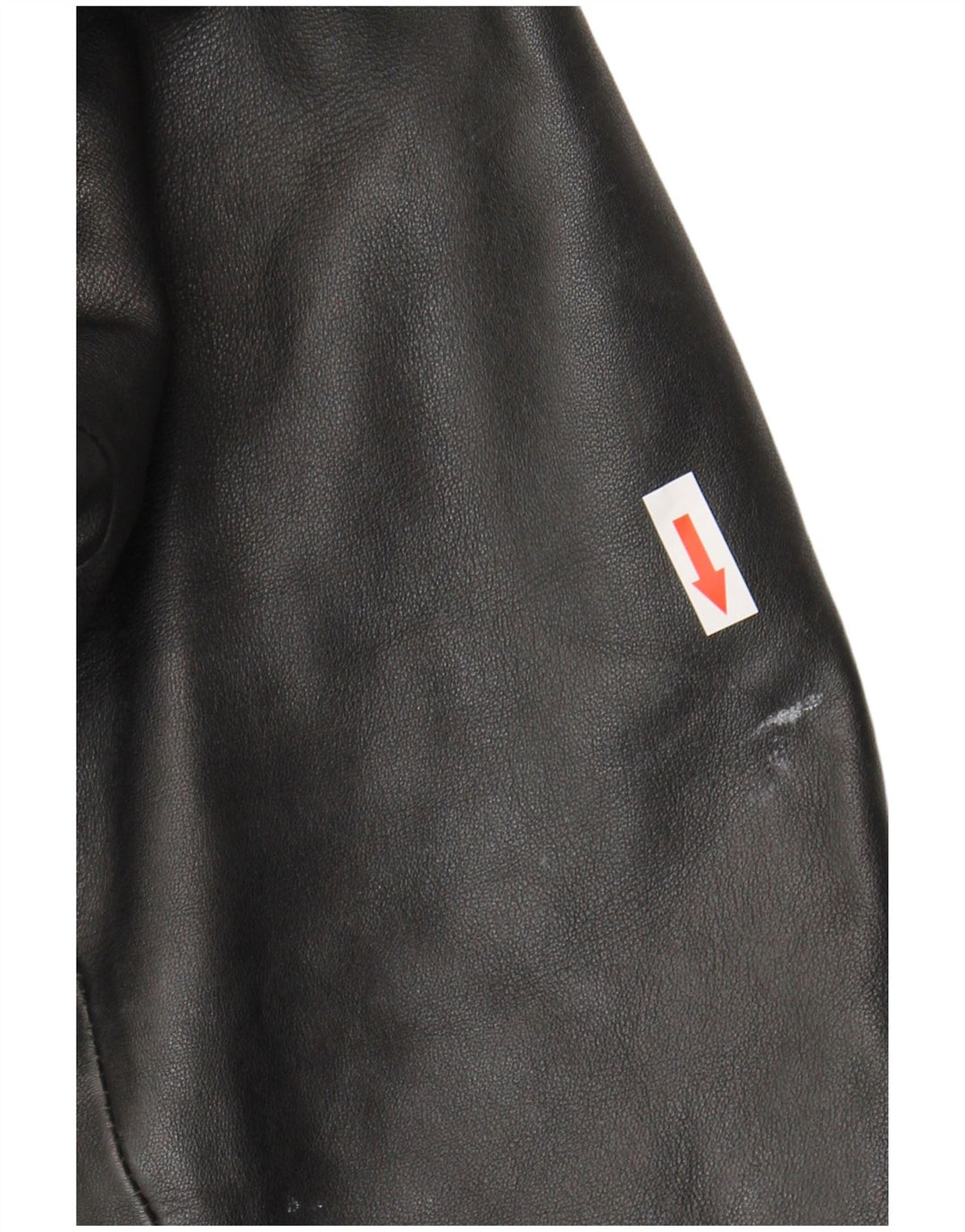 Giacca in pelle vintage da uomo UK 40 grande in pelle nera