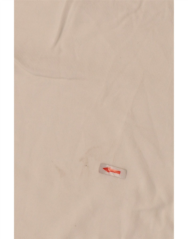 Maglione maglione con collo alto autografo da uomo Marks & Spencer XL bianco