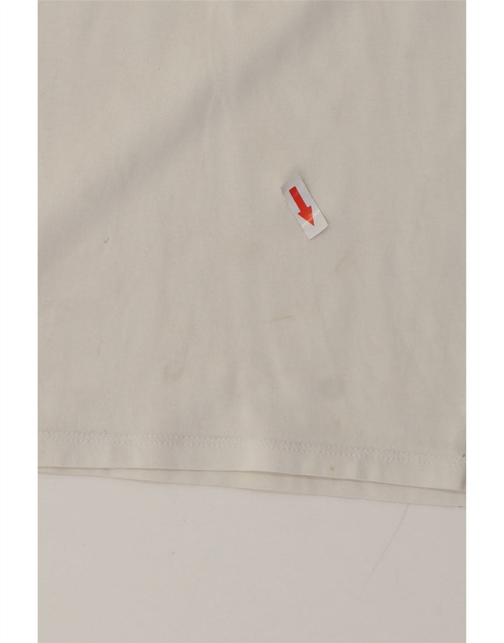T-shirt grafica da uomo Jordan Top piccola in cotone bianco