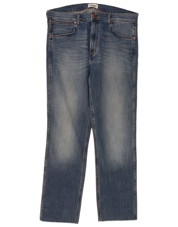 Jeans dritti da uomo Wrangler W38 L32 Blu