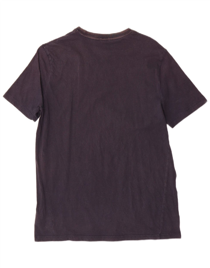 Guess T-shirt grafica regolare da uomo, taglia grande, in cotone blu navy