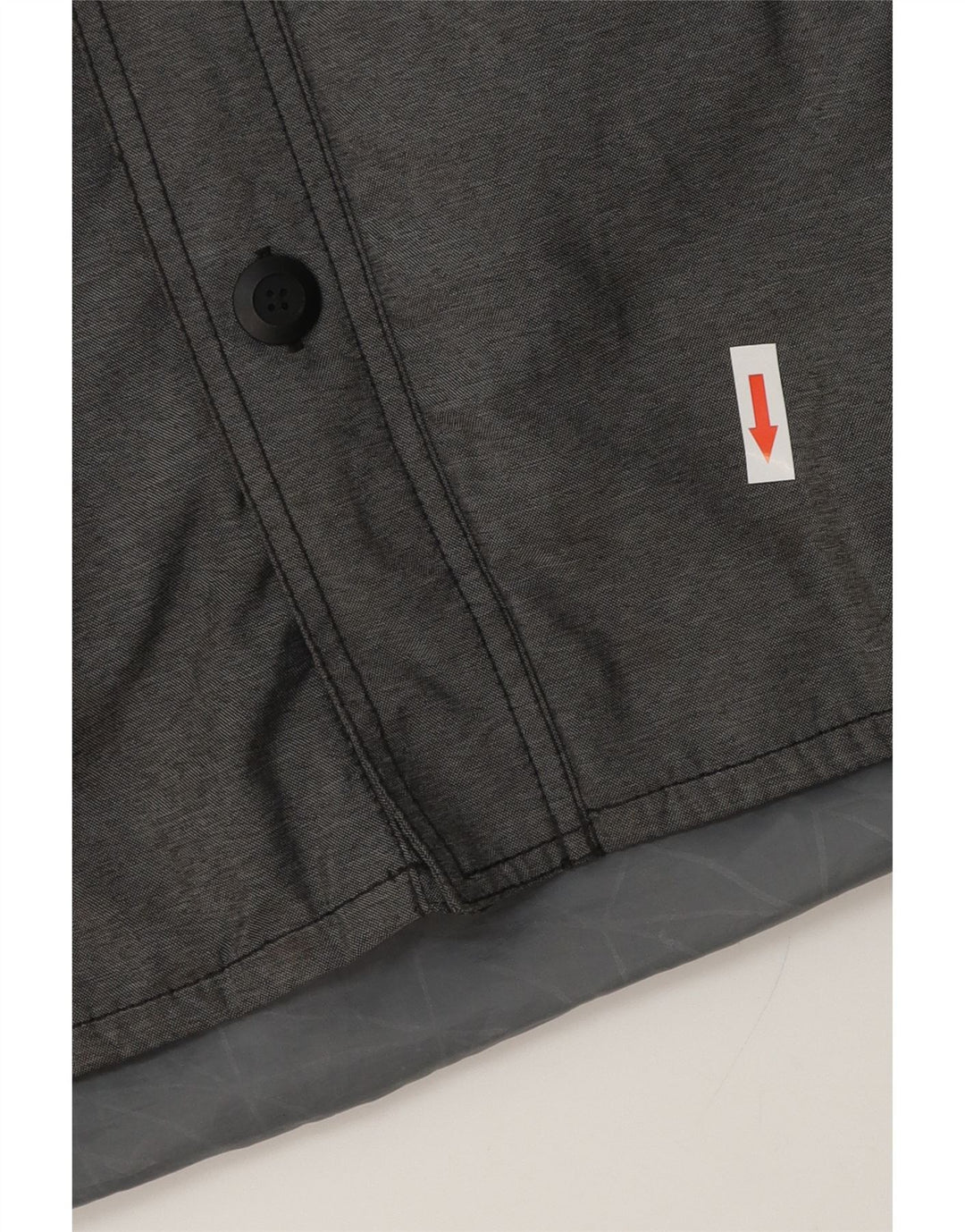 Giacca a vento con cappuccio da uomo Nike UK 36 Small Grigio Colourblock Poliestere