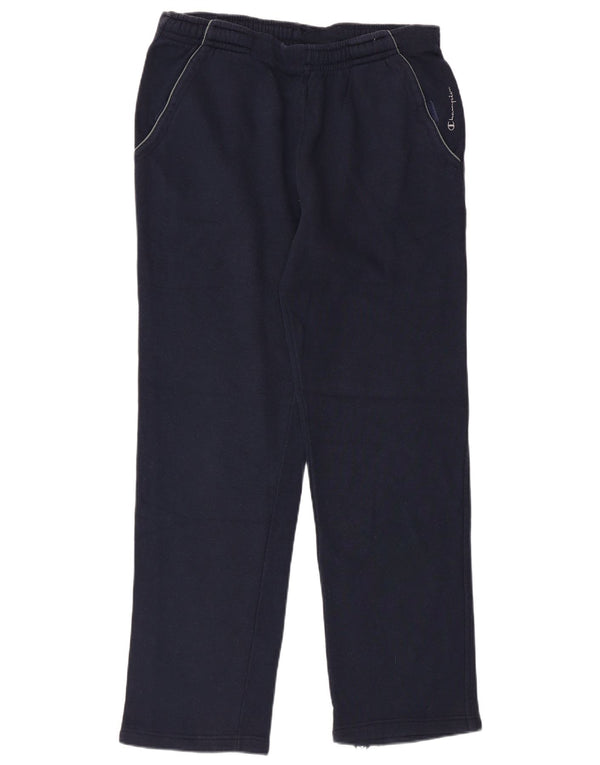 Pantaloni da tuta da uomo Champion Small in cotone blu navy