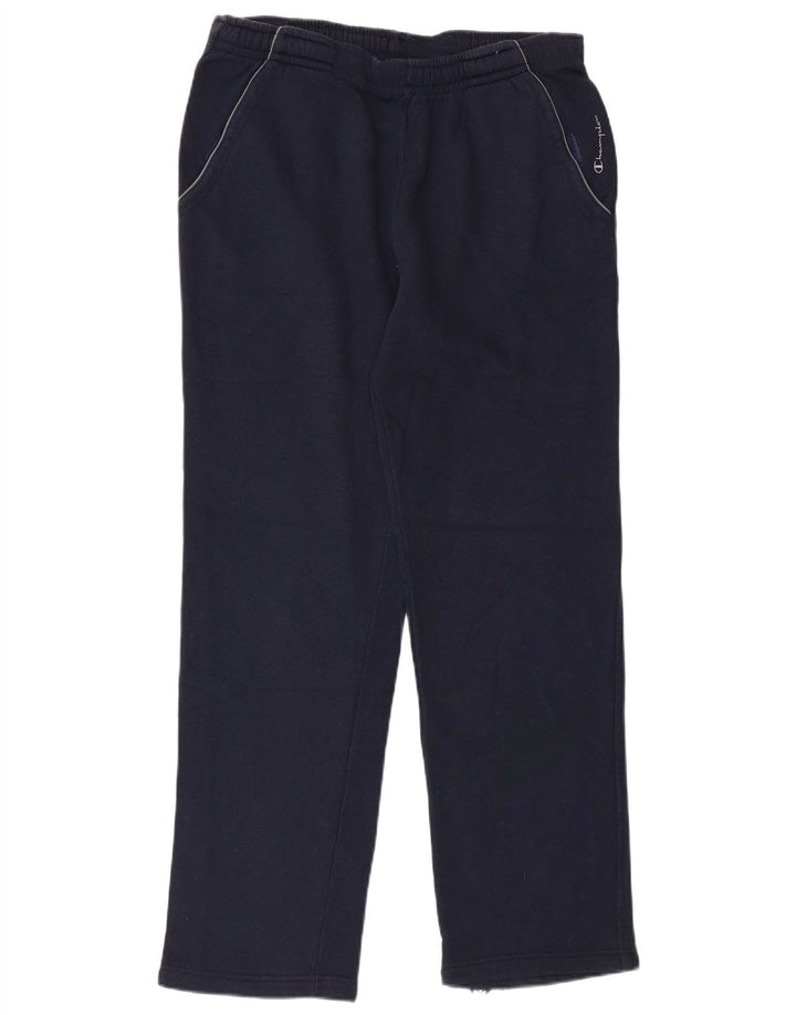 Pantaloni da tuta da uomo Champion Small in cotone blu navy