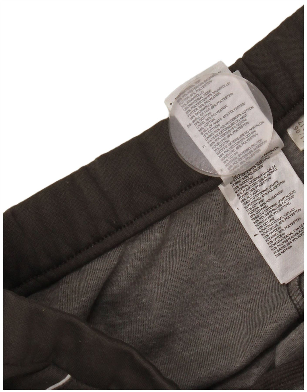Pantaloni da tuta da donna Adidas UK 16 Large Grigio Poliestere