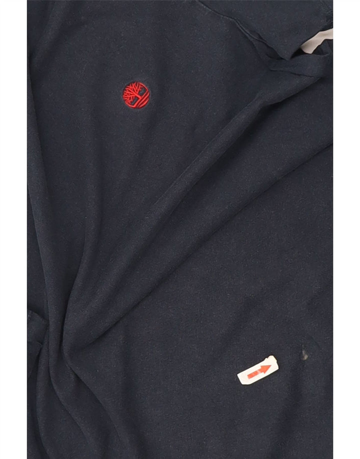 T-shirt da uomo slim fit Timberland Top medio in cotone blu navy