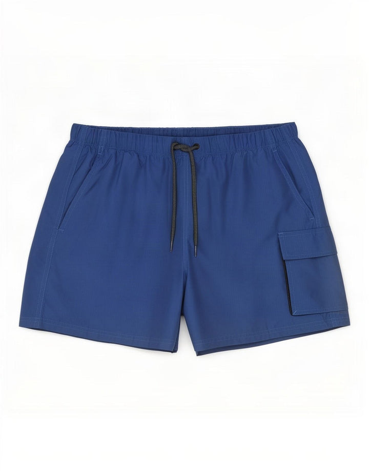Pantaloncini da bagno Nike da uomo in poliestere blu medio