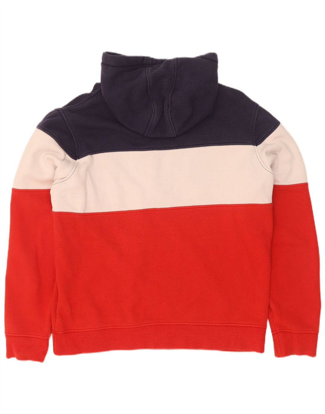 Felpa con cappuccio grafica da uomo Fila, cotone color block medio multicolore