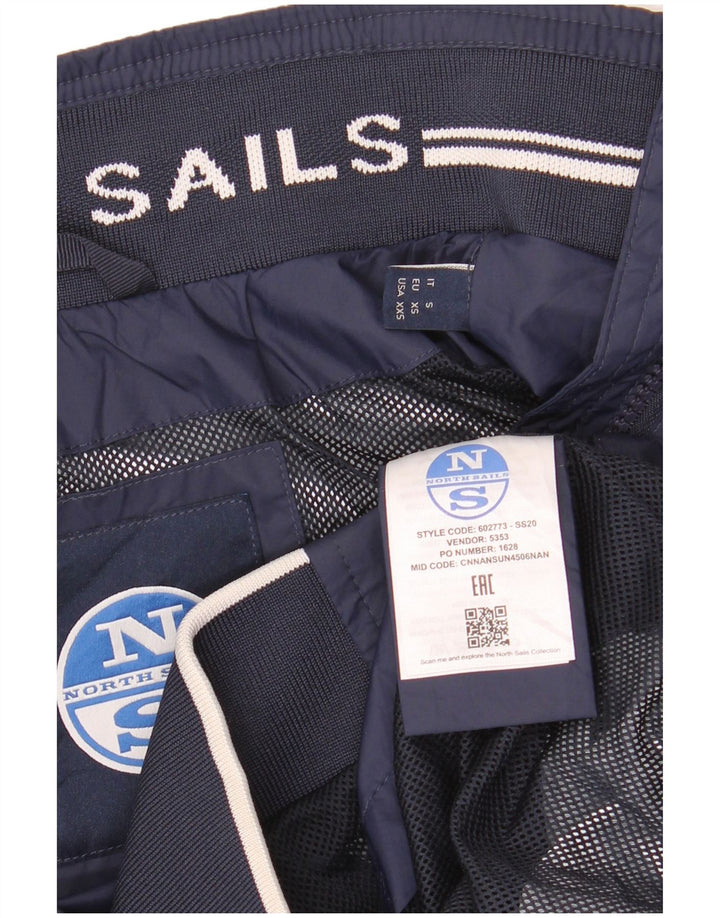 NORTH SAILS Giubbotto bomber da uomo UK 36 Small Blu Navy Poliammide
