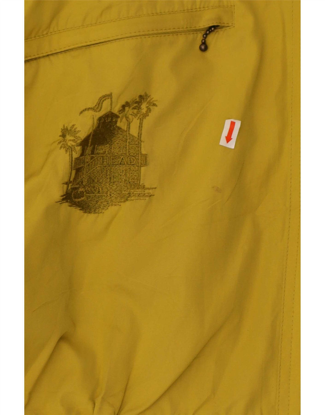 Giacca a vento oversize da donna HEAD UK 20 2XL Gialla