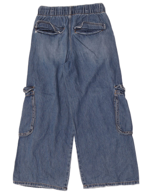 Jeans Zara per ragazze Cargo a gamba larga 13-14 anni W26 L26 Blu