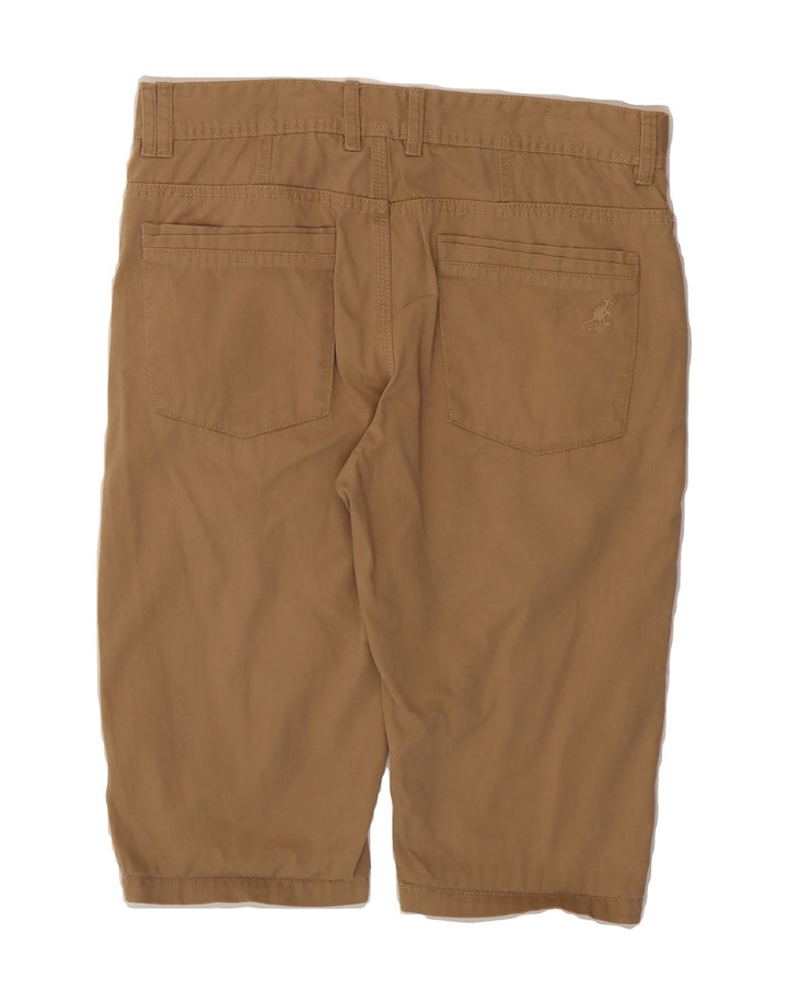 KANGOL Mens Bermuda Shorts Medium W32 Brown Cotton Vintage Kangol and Second-Hand Kangol from Messina Hembry 