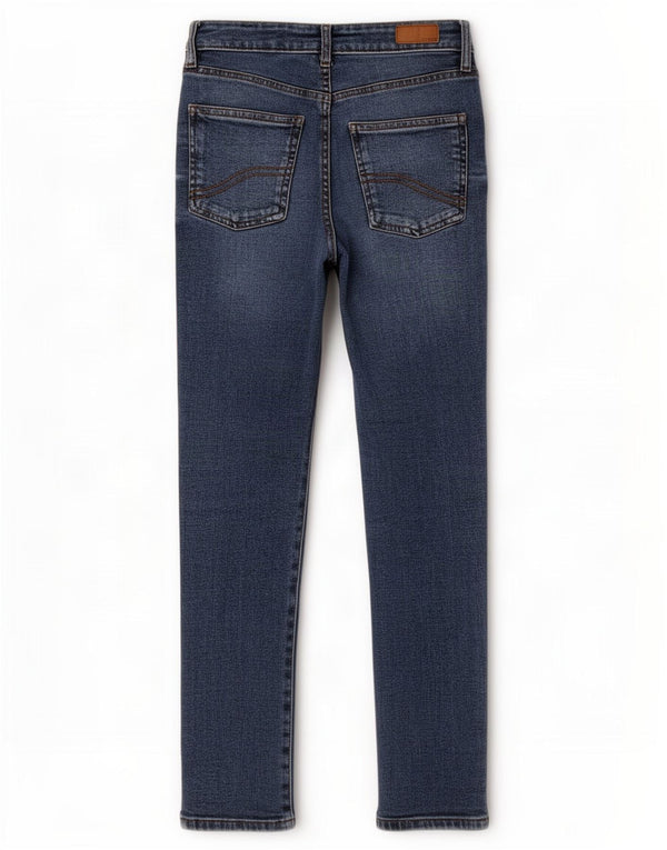 Fat Face Donna Sway Crop Slim Jeans UK 6 XS W25 L25 Cotone Blu