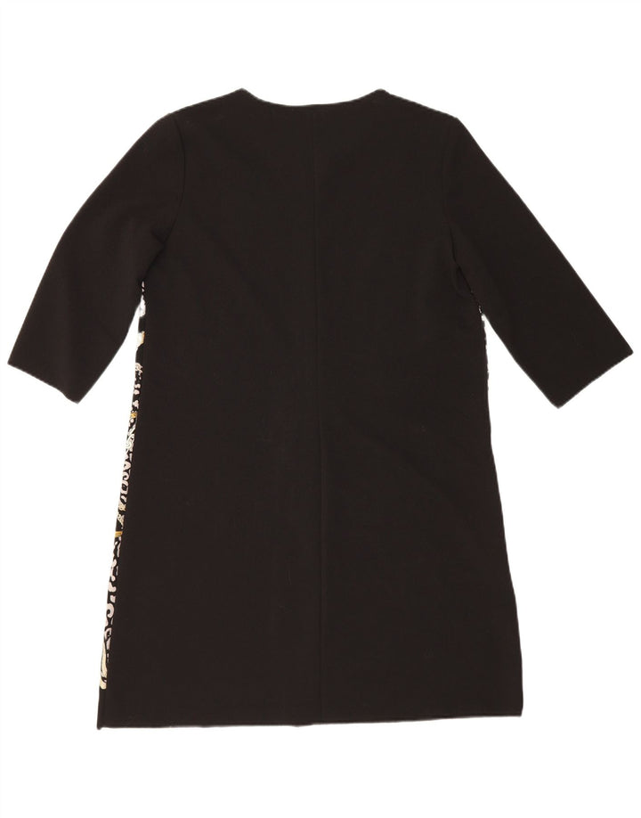 Abito a trapezio da donna Zara con maniche a 3/4 UK 16 grande poliestere nero