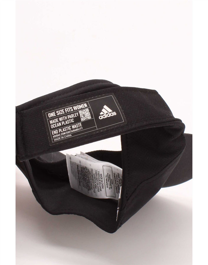 Cappellino con visiera grafica Adidas Aeroready da donna, taglia unica, in poliestere nero