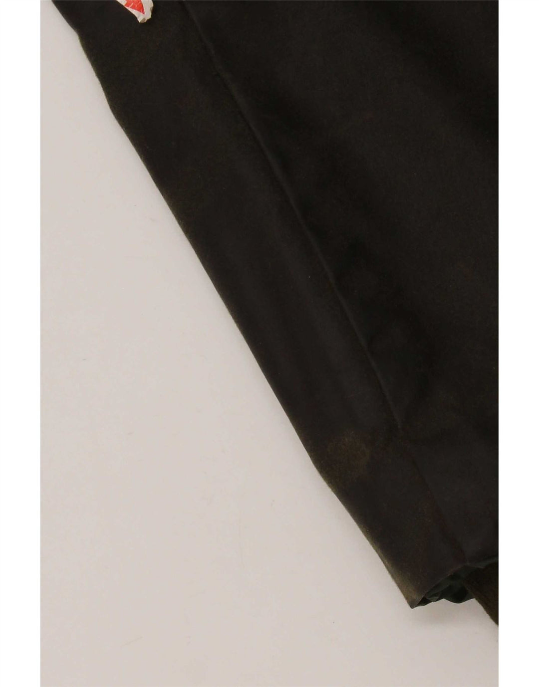 Giacca vintage in cotone cerato da donna UK 14 grande color kaki