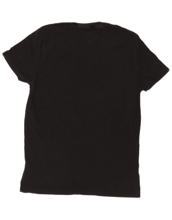 T-shirt grafica da uomo con vestibilità regolare Tommy Hilfiger, taglia grande, in cotone nero