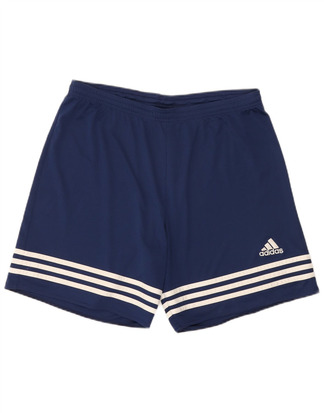 Pantaloncini sportivi Adidas Climalite da uomo di grandi dimensioni in poliestere blu navy