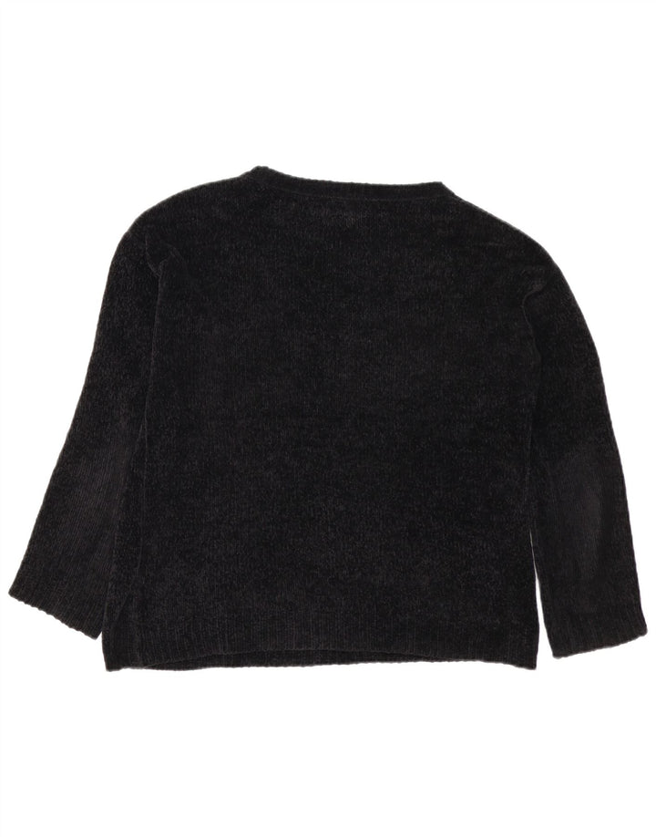 Maglione maglione oversize da donna con scollo a barca VOLCOM US 0/2 XS lana nera