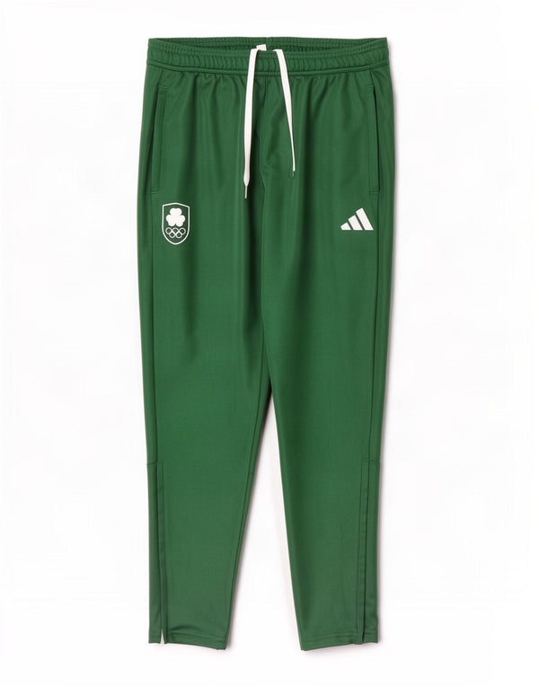 Pantaloni da tuta Adidas da uomo della Federazione Olimpica d'Irlanda, grandi verdi