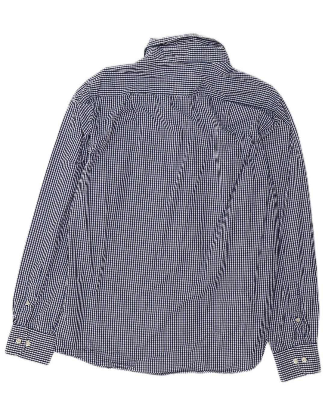 Camicia Izod Coupe Ajustee Slim Fit da uomo in cotone a quadretti blu medio