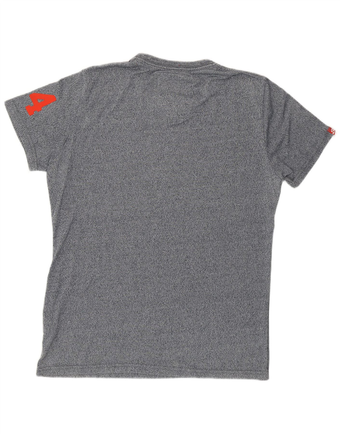 T-shirt grafica da uomo Superdry Top in cotone grigio medio
