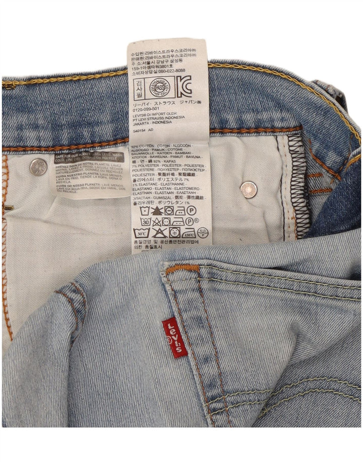Jeans slim da uomo Levi's W31 L34 cotone blu