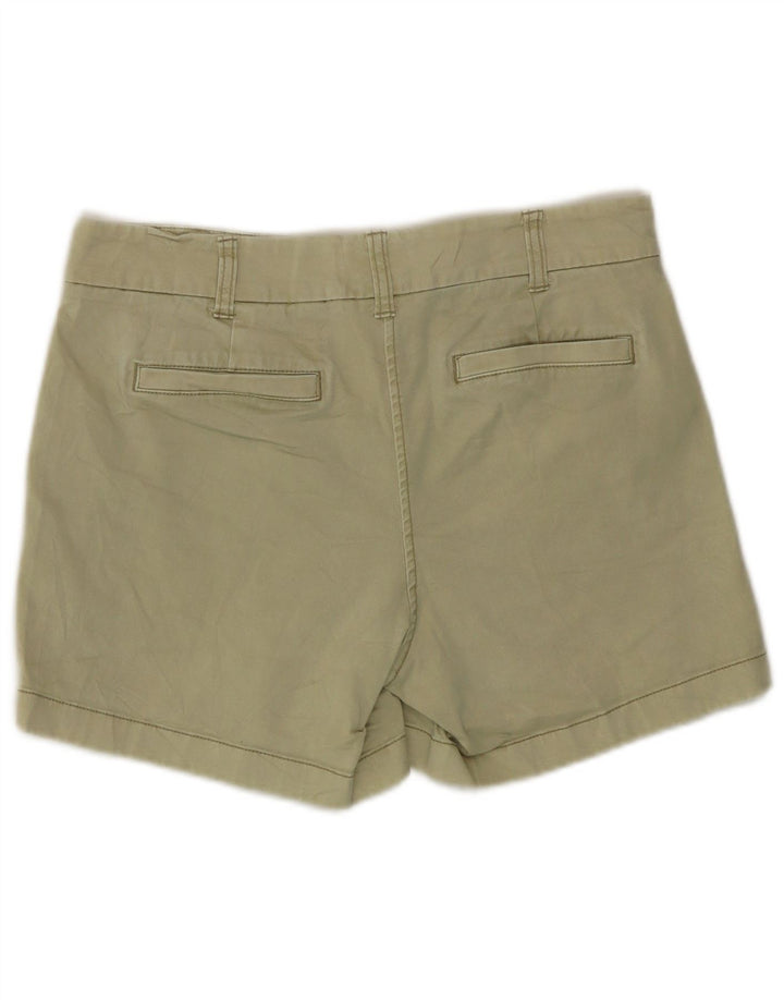 Pantaloncini chino da donna J. Crew US 6 medi W30 cotone kaki
