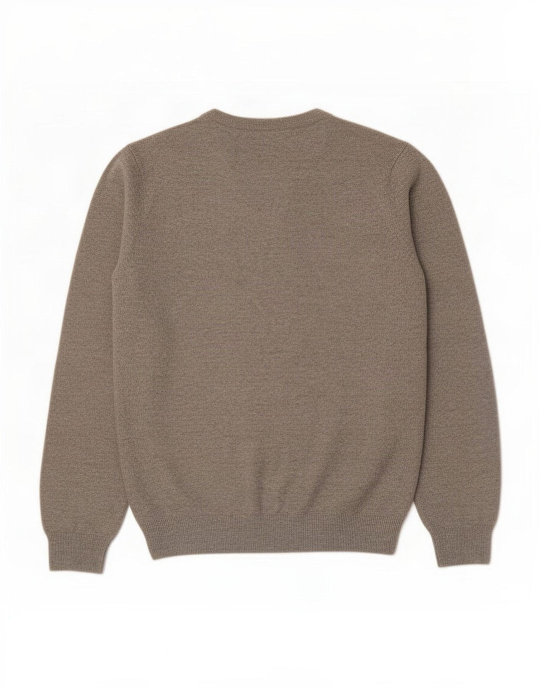 Marlboro Classics Maglione da uomo con scollo a V grande lana grigia