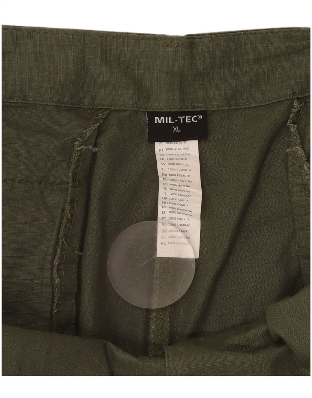Pantaloncini cargo da uomo Mil-Tec XL W38 in cotone verde