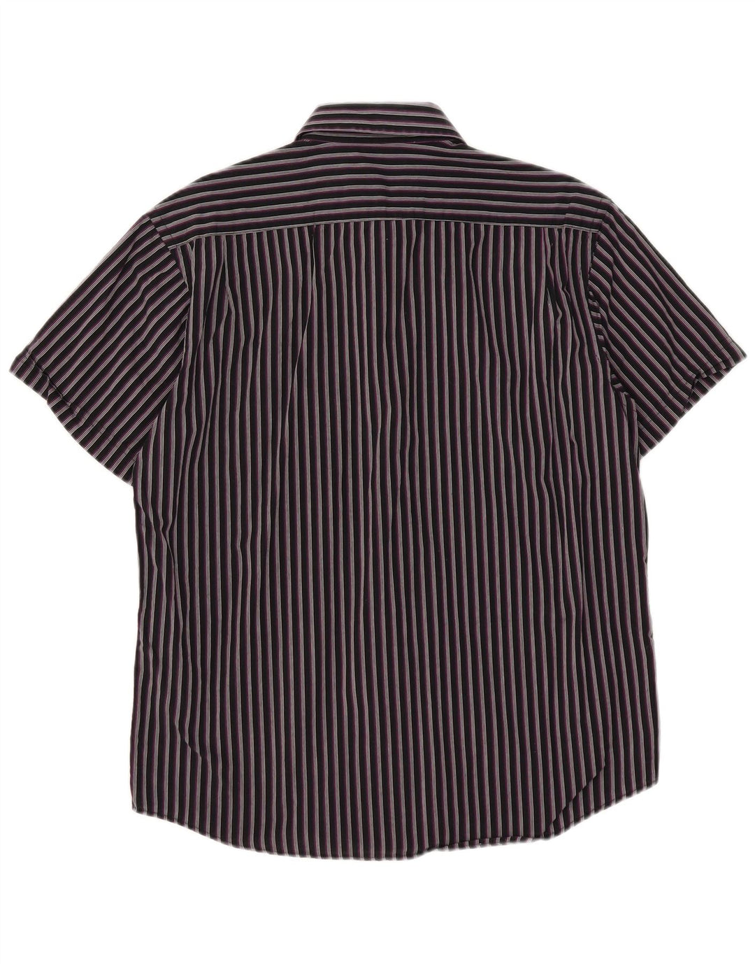 Camicia a maniche corte da uomo Ben Sherman in cotone a righe nere grandi