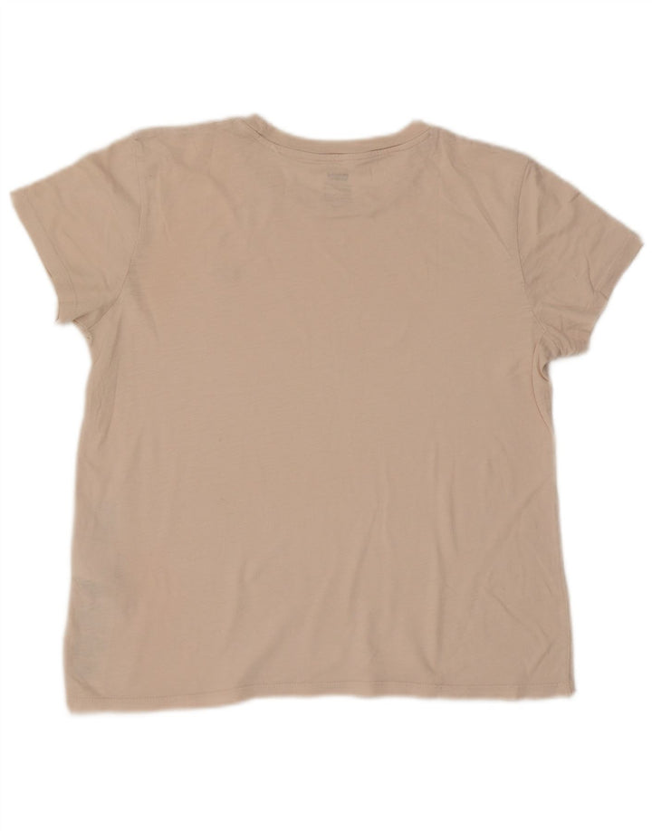 T-shirt Levi's Perfect Crew da donna UK 14 Cotone beige medio