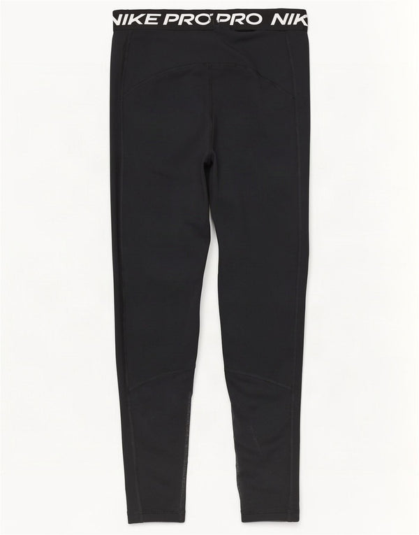 Leggings Nike Dri Fit Graphic Crop da donna UK 12 medio nero poliestere