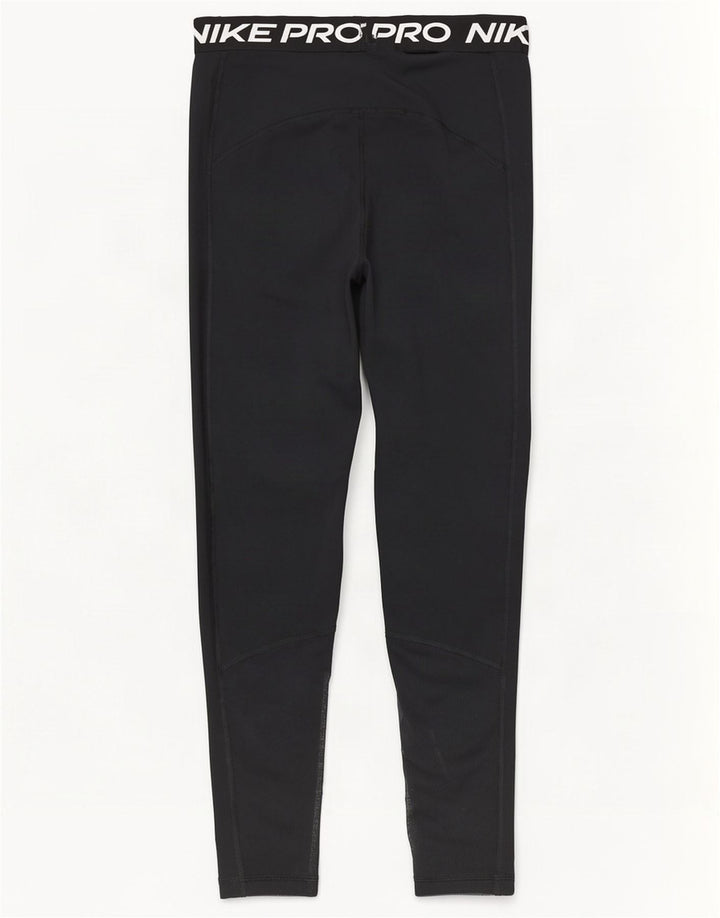 Leggings Nike Dri Fit Graphic Crop da donna UK 12 medio nero poliestere
