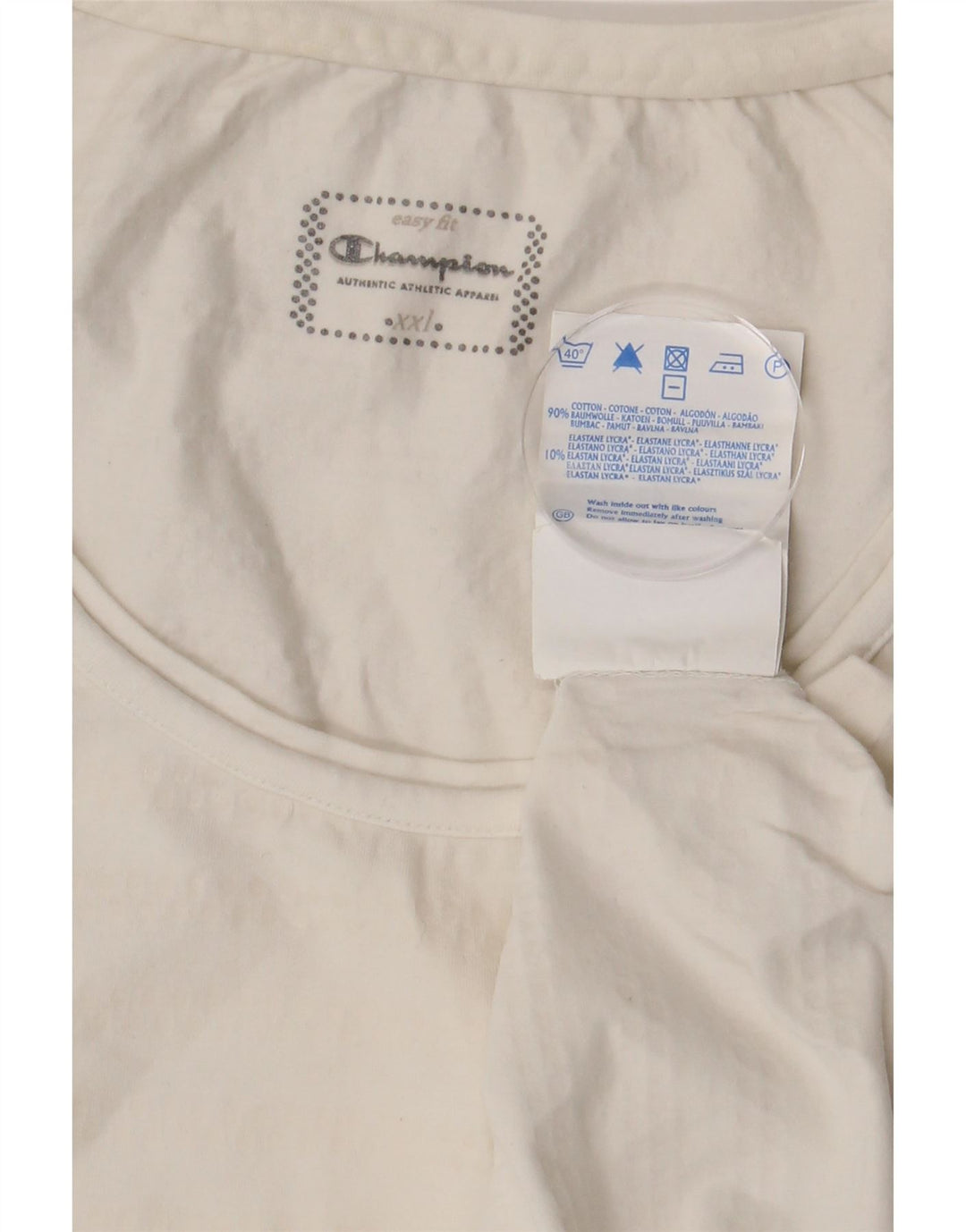 Maglietta Champion da donna Easy Fit, taglia UK 20 2XL, cotone bianco