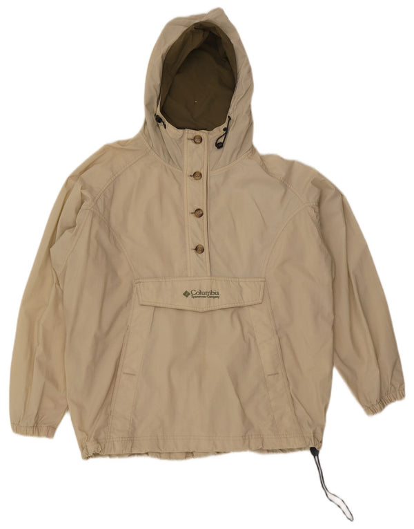 Giacca anorak oversize con cappuccio da donna Columbia UK 18 XL Nylon beige