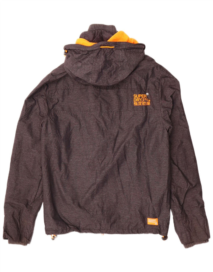 Giacca a vento con cappuccio da uomo Superdry Windcheater UK 36 Small Grigia