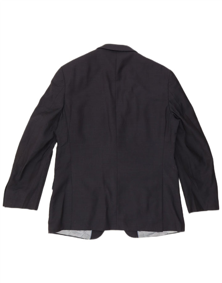 Giacca blazer a 2 bottoni da uomo Marks & Spencer UK 38 medio blu navy