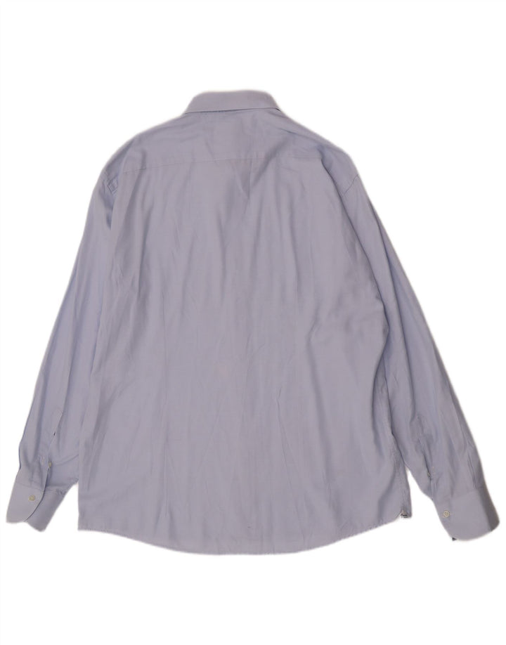 Camicia Trussardi Uomo Taglia 45 18 2XL Blu