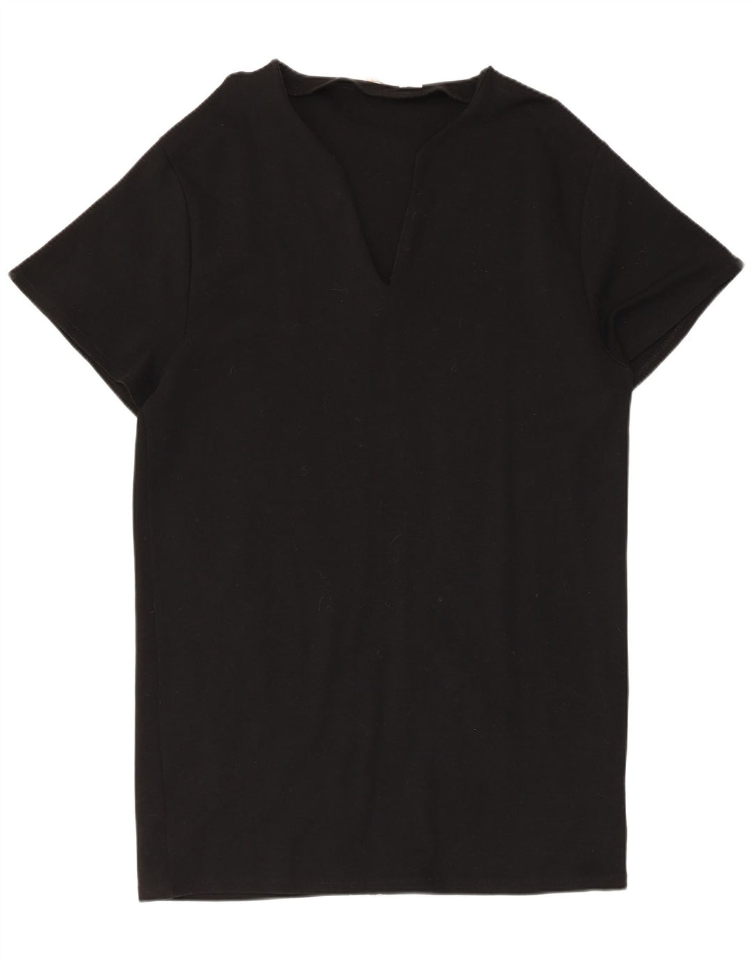 Abito T-shirt Zara da donna UK 14 medio nero