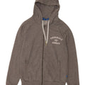 Maglione con cappuccio e zip da donna Adidas UK 14 Cotone grigio medio