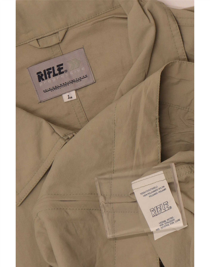 Bomber da uomo Rifle UK 40 Large Verde in poliammide