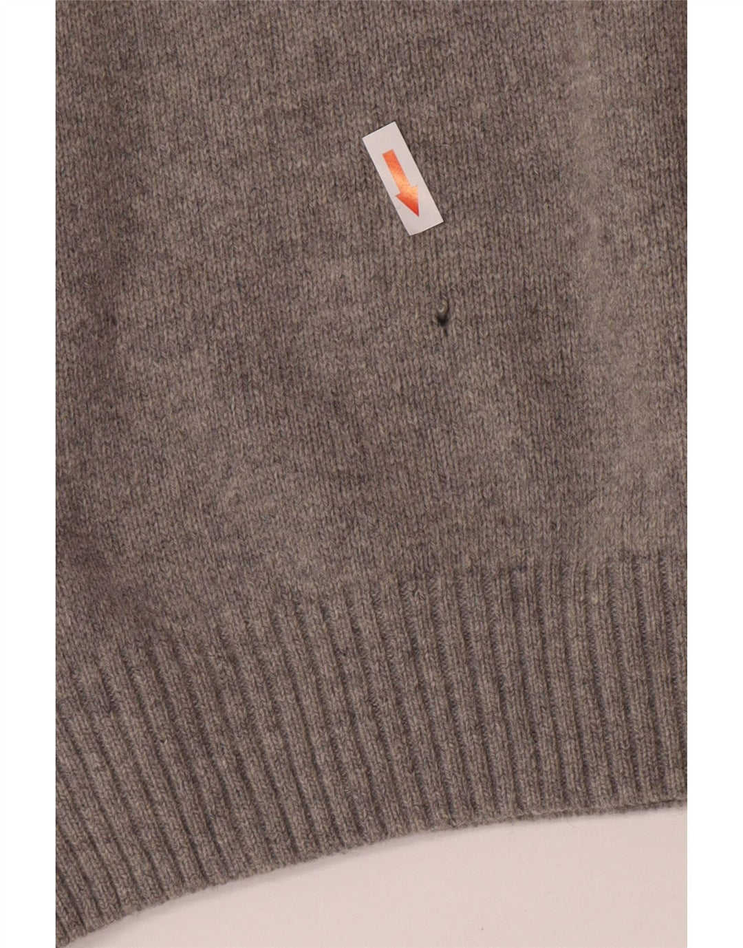 Maglione da uomo con scollo a V Murphy & Nye, grande lana grigia